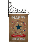 Independence Day - Fourth of July Americana Vertical Impressions Decorative Flags HG111068 Made In USA