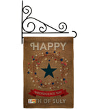 Independence Day - Fourth of July Americana Vertical Impressions Decorative Flags HG111068 Made In USA