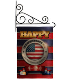 Happy Independence Day - Fourth of July Americana Vertical Impressions Decorative Flags HG111080 Made In USA