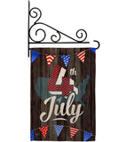 4th of July - Fourth of July Americana Vertical Impressions Decorative Flags HG111081 Made In USA