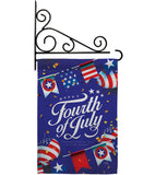 Celebrate Independence Day - Fourth of July Americana Vertical Impressions Decorative Flags HG111098 Made In USA