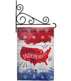 Happy United State - Fourth of July Americana Vertical Impressions Decorative Flags HG111099 Made In USA