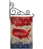 Happy United State - Fourth of July Americana Vertical Impressions Decorative Flags HG111099 Made In USA