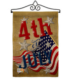 4th of July - Fourth of July Americana Vertical Impressions Decorative Flags HG137072 Made In USA