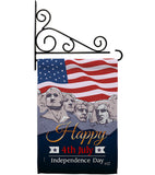 July 4th Indpendence Day - Fourth of July Americana Vertical Impressions Decorative Flags HG137292 Made In USA