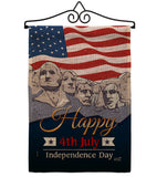 July 4th Indpendence Day - Fourth of July Americana Vertical Impressions Decorative Flags HG137292 Made In USA