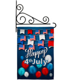 Celebrate July 4th - Fourth of July Americana Vertical Impressions Decorative Flags HG170047 Made In USA