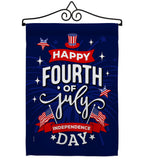 Fourth of July - Fourth of July Americana Vertical Impressions Decorative Flags HG170048 Made In USA