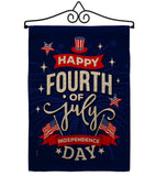 Fourth of July - Fourth of July Americana Vertical Impressions Decorative Flags HG170048 Made In USA