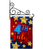 4th of July Stars - Fourth of July Americana Vertical Impressions Decorative Flags HG192164 Made In USA