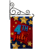 4th of July Stars - Fourth of July Americana Vertical Impressions Decorative Flags HG192164 Made In USA