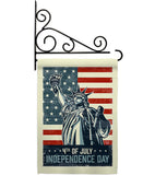 Liberty July 4th - Fourth of July Americana Vertical Impressions Decorative Flags HG192217 Made In USA