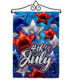 Celebrate 4th of July - Fourth of July Americana Vertical Impressions Decorative Flags HG192224 Made In USA