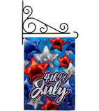 Celebrate 4th of July - Fourth of July Americana Vertical Impressions Decorative Flags HG192224 Made In USA