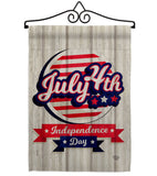 Independence Freedom - Fourth of July Americana Vertical Impressions Decorative Flags HG192633 Made In USA