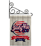 Independence Freedom - Fourth of July Americana Vertical Impressions Decorative Flags HG192633 Made In USA