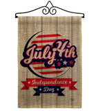 Independence Freedom - Fourth of July Americana Vertical Impressions Decorative Flags HG192633 Made In USA