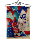 Celebrate 4th of July - Fourth of July Americana Vertical Impressions Decorative Flags HG192637 Made In USA