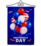 Ballons of Independence - Fourth of July Americana Vertical Impressions Decorative Flags HG192640 Made In USA