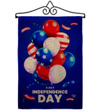 Ballons of Independence - Fourth of July Americana Vertical Impressions Decorative Flags HG192640 Made In USA