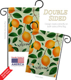 Welcome Lemon - Fruits Food Vertical Impressions Decorative Flags HG120256 Made In USA