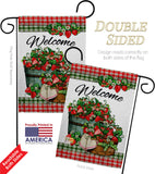 Sweet Srawberries - Fruits Food Vertical Impressions Decorative Flags HG130381 Made In USA