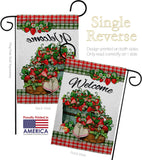 Sweet Srawberries - Fruits Food Vertical Impressions Decorative Flags HG130381 Made In USA