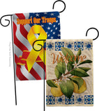 Lemons - Fruits Food Vertical Impressions Decorative Flags HG120249 Made In USA