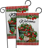 Sweet Srawberries - Fruits Food Vertical Impressions Decorative Flags HG130381 Made In USA