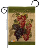 Red & Purple Grapes - Fruits Food Vertical Impressions Decorative Flags HG117041 Made In USA