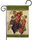 Red & Purple Grapes - Fruits Food Vertical Impressions Decorative Flags HG117041 Made In USA