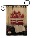 Ruby Red Country Apple - Fruits Food Vertical Impressions Decorative Flags HG117046 Made In USA