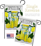 Refreshing Lemonade - Fruits Food Vertical Impressions Decorative Flags HG117080 Made In USA