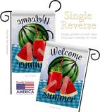 Watermelon Summer - Fruits Food Vertical Impressions Decorative Flags HG137023 Made In USA