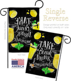 Take Break Lemonade - Fruits Food Vertical Impressions Decorative Flags HG137277 Made In USA