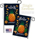 Pineapple Summer - Fruits Food Vertical Impressions Decorative Flags HG137368 Made In USA