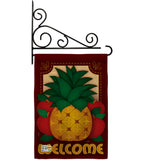 Welcome Pineapple - Fruits Food Vertical Impressions Decorative Flags HG117017 Imported