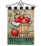 Apple Basket - Fruits Food Vertical Impressions Decorative Flags HG117039 Made In USA