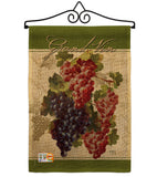 Red & Purple Grapes - Fruits Food Vertical Impressions Decorative Flags HG117041 Made In USA
