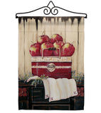 Ruby Red Country Apple - Fruits Food Vertical Impressions Decorative Flags HG117046 Made In USA