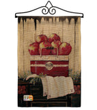 Ruby Red Country Apple - Fruits Food Vertical Impressions Decorative Flags HG117046 Made In USA