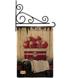 Ruby Red Country Apple - Fruits Food Vertical Impressions Decorative Flags HG117046 Made In USA