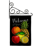 Fruit Party - Fruits Food Vertical Impressions Decorative Flags HG117067 Made In USA
