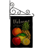 Fruit Party - Fruits Food Vertical Impressions Decorative Flags HG117067 Made In USA