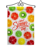 Too Sweet Summer - Fruits Food Vertical Impressions Decorative Flags HG117079 Made In USA