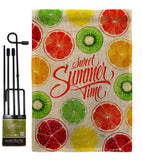 Too Sweet Summer - Fruits Food Vertical Impressions Decorative Flags HG117079 Made In USA