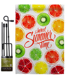 Too Sweet Summer - Fruits Food Vertical Impressions Decorative Flags HG117079 Made In USA