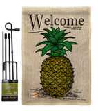 Classic Pineapple - Fruits Food Vertical Impressions Decorative Flags HG192194 Made In USA