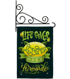 Life Gives Lemons - Fruits Food Vertical Impressions Decorative Flags HG192264 Made In USA