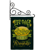 Life Gives Lemons - Fruits Food Vertical Impressions Decorative Flags HG192264 Made In USA